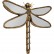Украшение настенное Dragonfly, коллекция Стрекоза