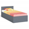 Мори Кровать 0900, цвет графит, ШхГхВ 93,5х203,5х70 см., сп.м. 900х2000 мм., без матраса, основание есть