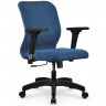 Компьютерное кресло Метта SU-Mr-4/подл.200/осн.001 светло-синий, велюр