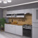 Кухонный гарнитур СБК Смарт кухонный гарнитур прямой со шкафом под вытяжку 240 см
