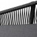 Угловой модульный диван "Канны" из роупа (веревки), цвет темно-серый