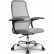 Кресло для руководителя Метта SU-СU160-8P PL светло-серый, сетка/ткань, крестовина пластик, пиастра