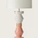 Настольная лампа Kitta Kitta отделка серое стекло, розовое стекло, латунь, белый абажур ADC.L-4.AS.113