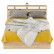 Камелия Кровать с ящиками 1600, цвет дуб сонома, ШхГхВ 163,5х217х78,2 см., сп.м. 1600х2000 мм., без матраса, основание есть