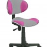 Кресло компьютерное HALMAR FLASH 2 (мембранная ткань - серо-розовый)