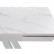 Стол Габбро 140(200)х80х76 белый мрамор / белый