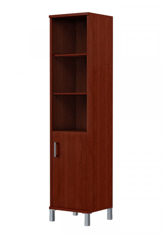 Шкаф-колонка высокая с глухой малой дверью B 431.2(R) Бургунди 475х450х2054 BORN