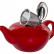Заварочный чайник ПМ: Паллада ФЕЛИЧИТА, чайник 1000мл с фильтром, ГЛАЗУРЬ, цветная упаковка