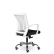 Кресло СН-800 Энжел белый хром Ср TW-71/Е11-к (серебристый/черный)