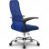 Кресло для руководителя Метта SU-СU160-8P PL синий, сетка/ткань, крестовина пластик, пиастра