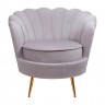 Кресло Дизайнерское кресло ракушка серое Pearl grey