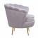 Кресло Дизайнерское кресло ракушка серое Pearl grey