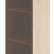 Шкаф колонка с стеклянной дверью и топом WMC 42.2 Бук Тиара 432х432х1184 WAVE