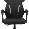 Кресло игровое Оклик 111G, обивка: сетка/ткань, цвет: черный/черный