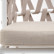 "Диего" стул плетеный из роупа, каркас из стали светло-серый (RAL7035) шагрень, роуп бирюзовый круглый, ткань светло-серая