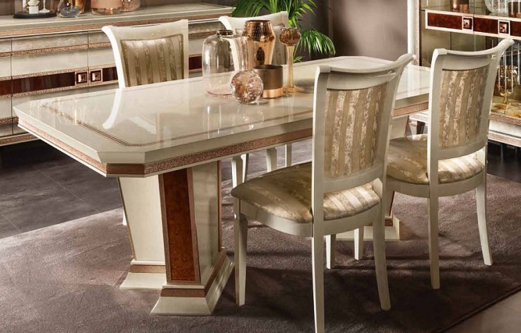 Стол обеденный раскладной с 2 вставками Dolce Vita (200-250-300 см) на 110 см Arredo Classic