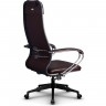 Кресло для руководителя Метта L 1m 38K2/K темно-бордовый, NewLeather, топ-ган, крестовина хром