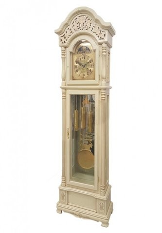Часы напольные Columbus 9235-PG-IV (слоновая кость,патина золото)