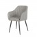 Кресло OKAY8709  черный, меланж серый grey STITCH