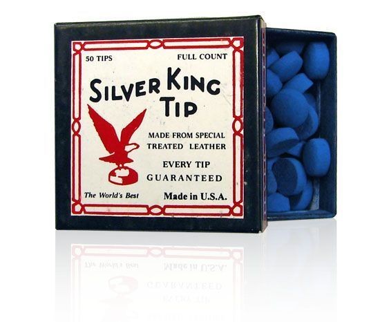 Коробка наклеек для кия "Silver King" 13 мм (50 шт)