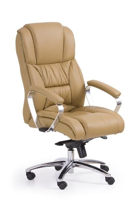 Кресло для кабинета HALMAR FOSTER (светло-коричневый)