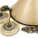 Лампа на два плафона "Elegance" (матово-бронзовая штанга, матово-бронзовый плафон D35см)