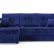 Угловой диван-кровать Лас-Вегас левый синий