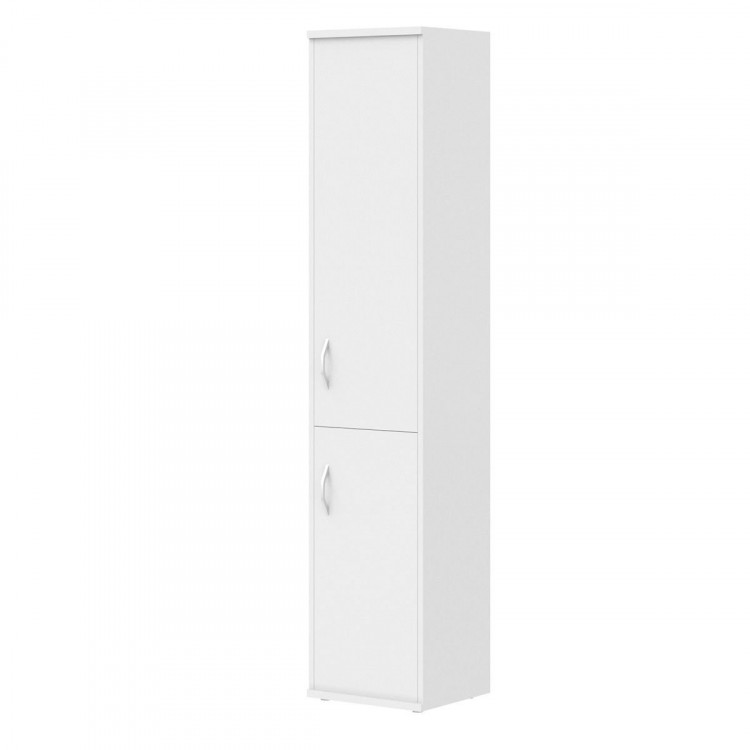 Шкаф колонка с глухой средней и малой дверьми СУ-1.3(R) Белый 406*365*1975 IMAGO