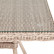 Стол плетеный "Айриш" из искусственного ротанга, цвет светло-серый