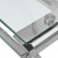 GY-17910 Стол письменный стекло прозр/хром 120*60*78см