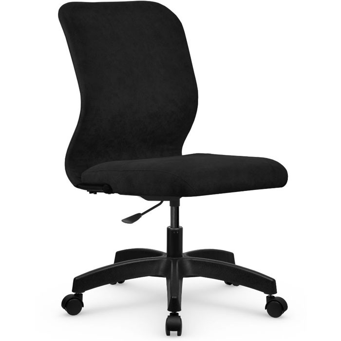 Компьютерное кресло Метта SU-Mr-4/подл.000/осн.005 черный, велюр