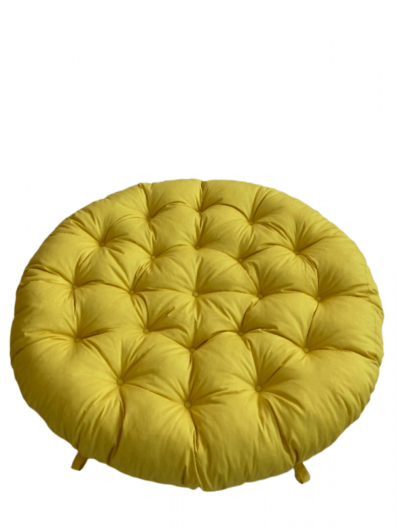 Подушка для кресла Папасан, цвет: желтый