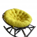 Подушка для кресла Папасан, цвет: желтый