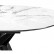 Стол стеклянный Notta - собственное производство Рикла 110(150)х110х76 белый мрамор / черный