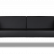 Трехместный диван Тренд 1800х780 h780 Искусственная кожа P2 euroline  9100 (черный)