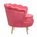 Кресло Дизайнерское кресло ракушка Pearl karmin красный