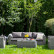 "Кальяри" диван из искусственного ротанга (гиацинт) трехместный, цвет серый