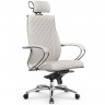Кресло для руководителя Метта L 2c 44C/K116 белый, MPES, мультиблок, крестовина алюминий