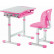 Комплект парта + стул трансформеры FunDesk Piccolino III pink