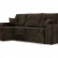 Угловой диван-кровать Лас-Вегас левый коричневый