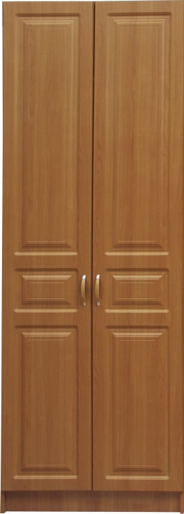 Шкаф 2-х дверный со штангой Аливия мод 11, мдф мат Итальянский орех