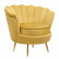 Кресло Дизайнерское кресло ракушка Pearl yellow желтый