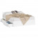 Мори Кровать с ящиками 1600, цвет белый, ШхГхВ 163,5х203,5х70 см., сп.м. 1600х2000 мм., без матраса, основание есть
