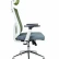 Кресло офисное / Гарда SL / белый пластик / зеленая сетка / серая сидушка