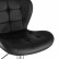 Барный стул Stool Group PORSCHE черный экокожа, прострочка, газлифт, хром