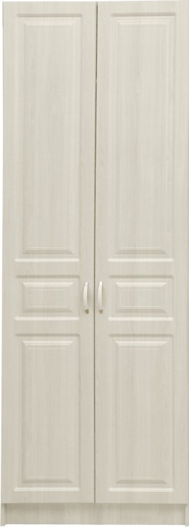 Шкаф 2-х дверный со штангой Аливия мод 11, мдф мат Дуб беленый