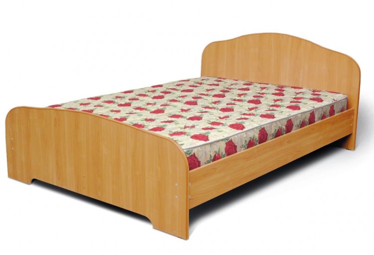 Кровать двойная №1 (1800х2000) лдсп Вишня .