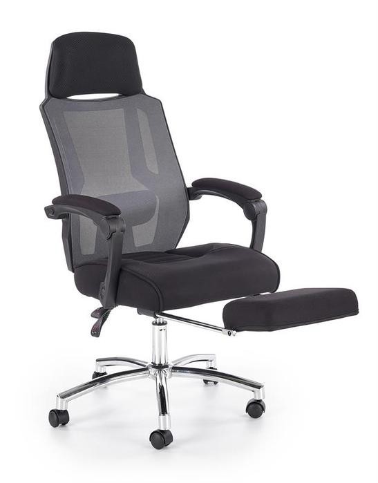 Кресло для кабинета HALMAR FREEMAN (мембранная ткань , черно-серый)