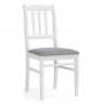 Деревянный стул Мириел белый / серый