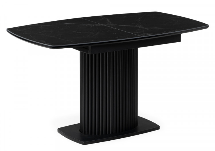 Керамический стол Notta - собственное производство Фестер 160(205)х90х76 черный мрамор / черный